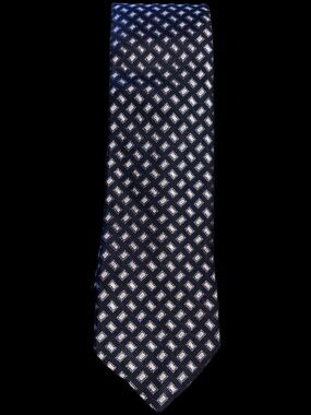 DION Classic Navy Geometric Men’s Tie